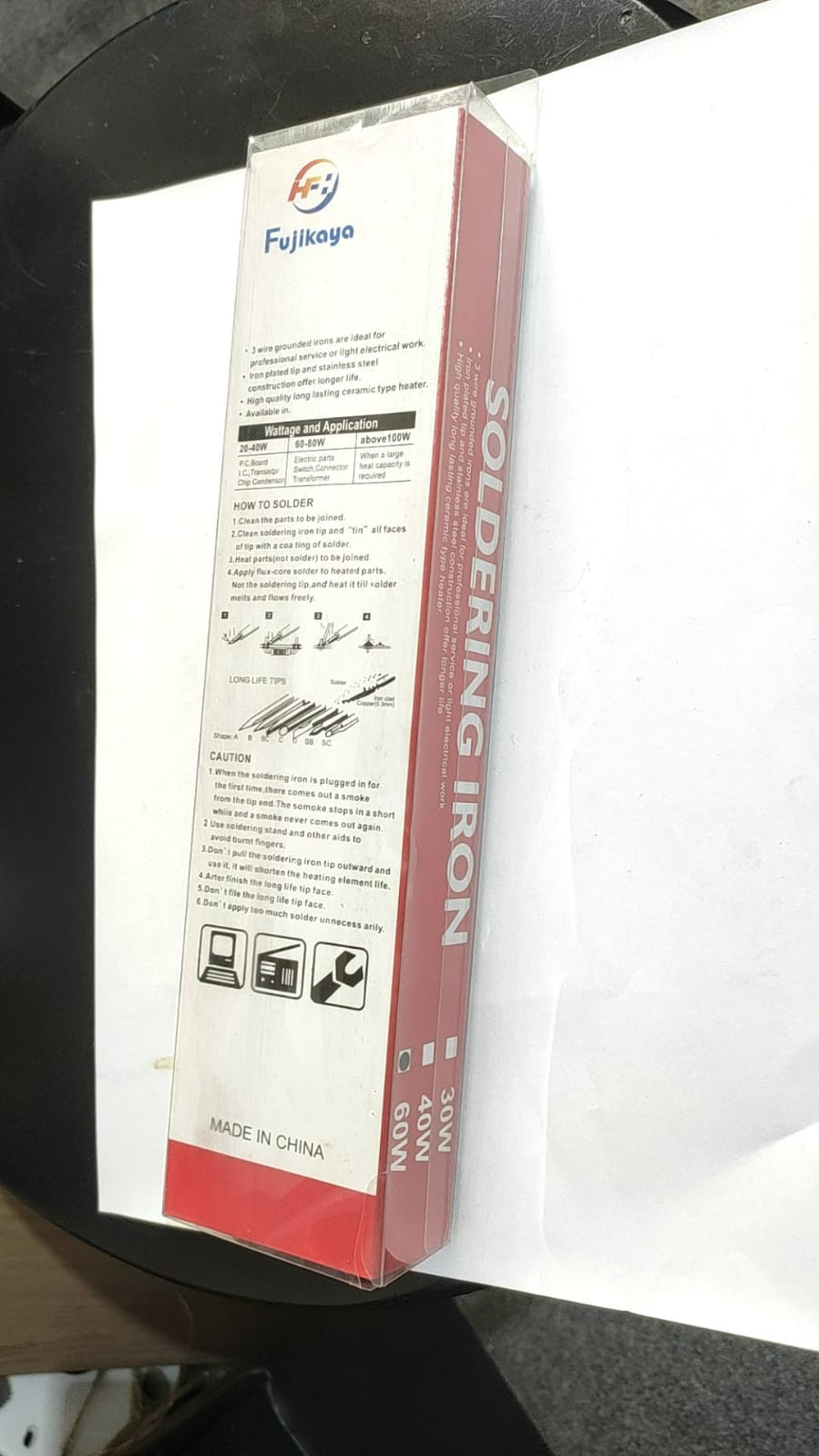 Fujikaya Soldering Iron Soldering Iron 220 Volt 60 Watt